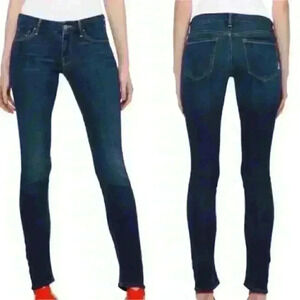 MOTHER The Looker Skinny Jeans in Flowers From The Storm Wash Size: 26